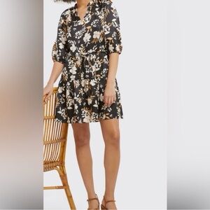 Draper James Suzy Midnight Magnolia Dress